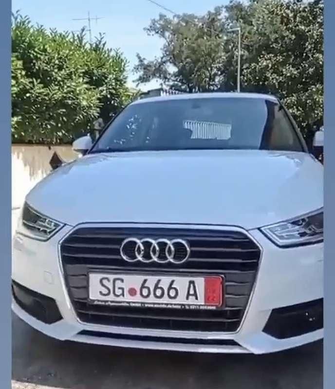Usata Audi A1 Ambiente 90 CV (66 kW) 2015 Bianco Utilitaria