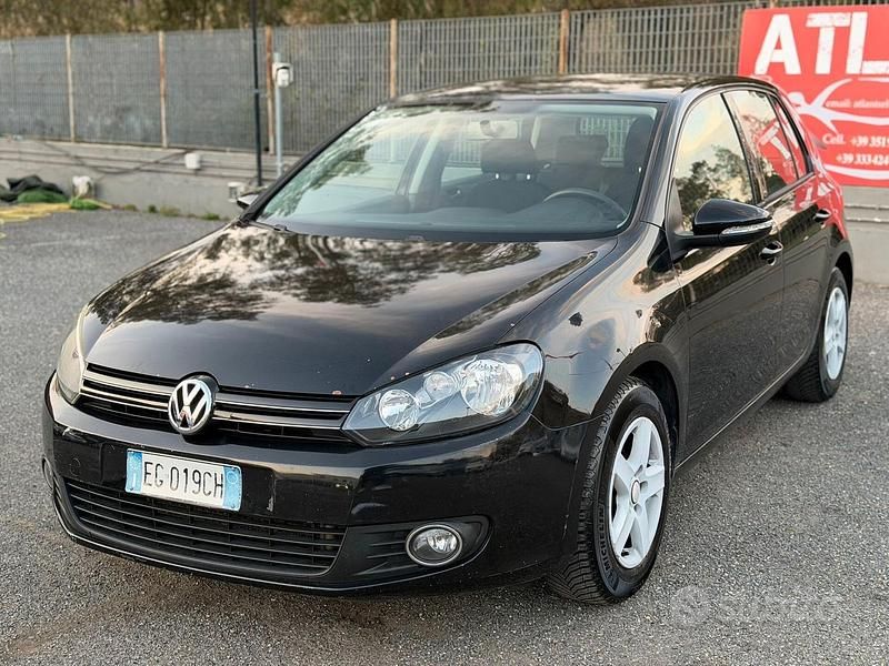 Usata VW Golf VI United 80 CV (58 kW) 2011 Nero Utilitaria