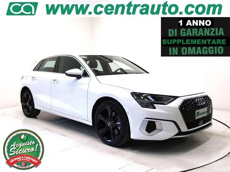Usata Audi A3 Advanced Plus 150 CV (110 kW) 2022 Bianco Berlina