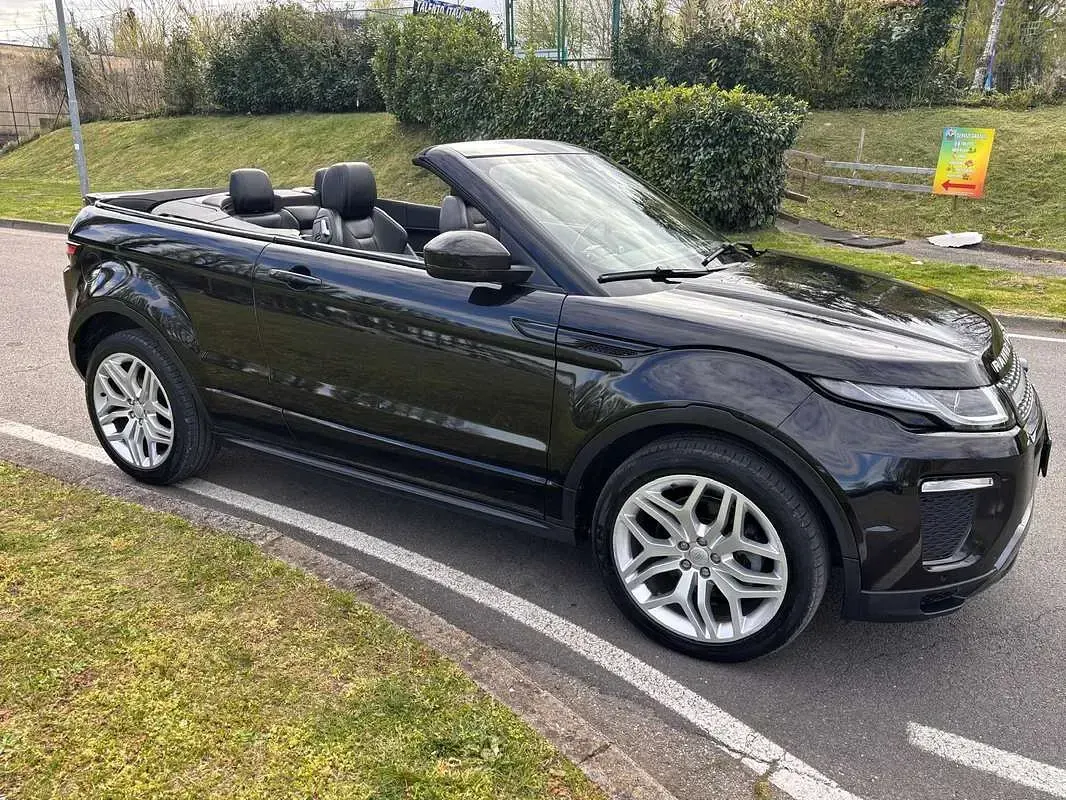 Usata Land Rover Range Rover evoque Dynamic 150 CV (110 kW) 2017 Nero Cabrio