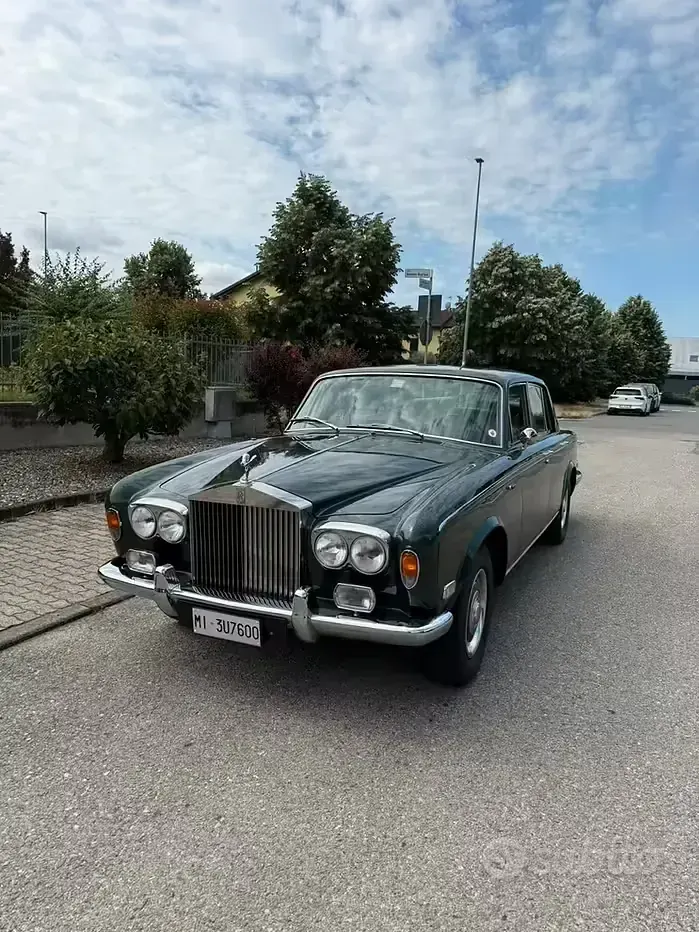 Usata Rolls Royce Silver Shadow 1970 Verde Berlina