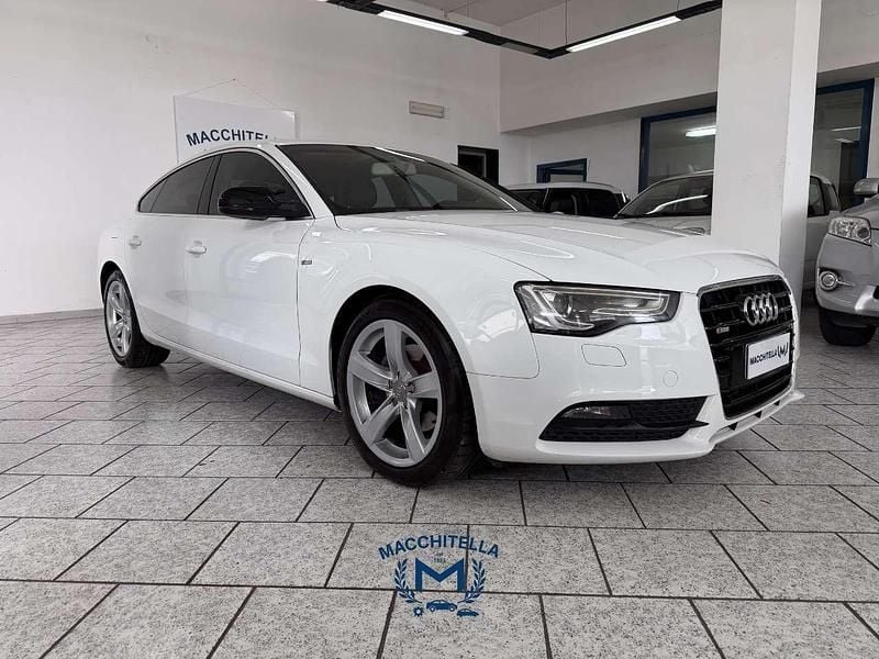 Usata Audi A5 Sportback Advanced Plus 177 CV (130 kW) 2012 Bianco Utilitaria