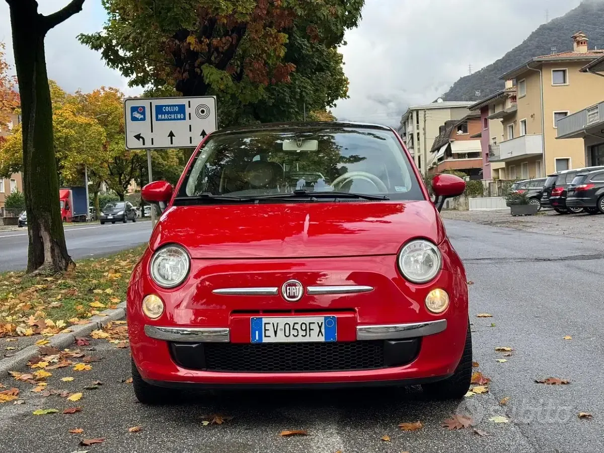 Usata Fiat 500 69 CV (50 kW) 2014 Rosso Berlina