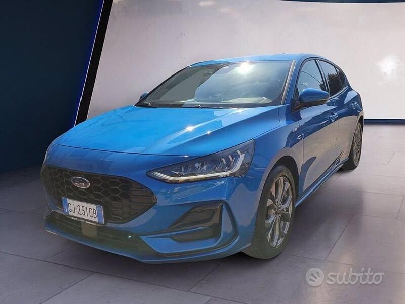 Usata Ford Focus ST-Line X 125 CV (91 kW) 2023 Blu Berlina