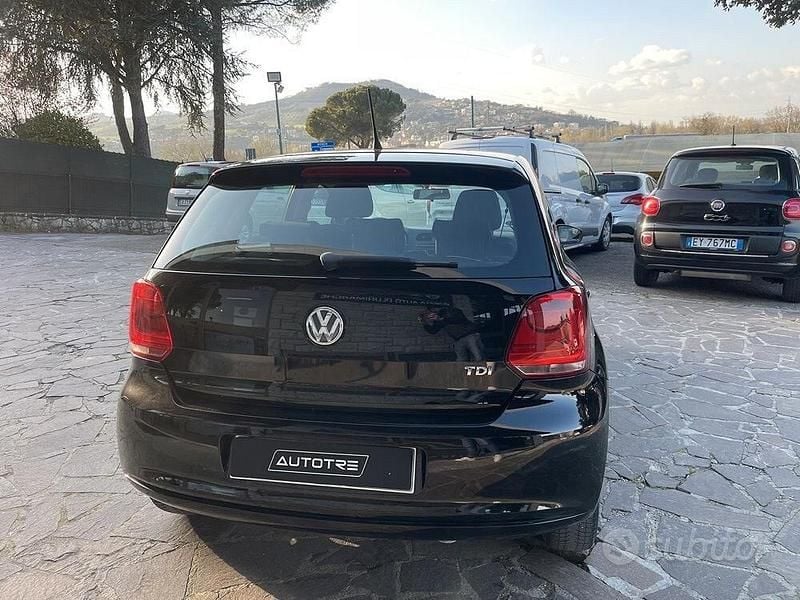 Usata VW Polo Comfortline 75 CV (55 kW) 2012 Nero Utilitaria
