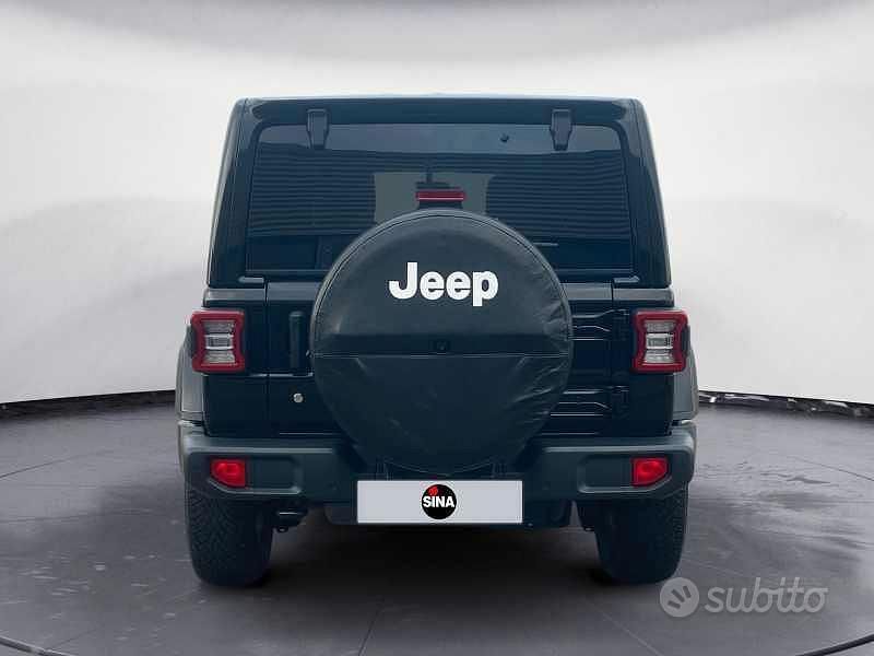 Usata Jeep Wrangler Unlimited Sahara 200 CV (147 kW) 2020 Nero SUV
