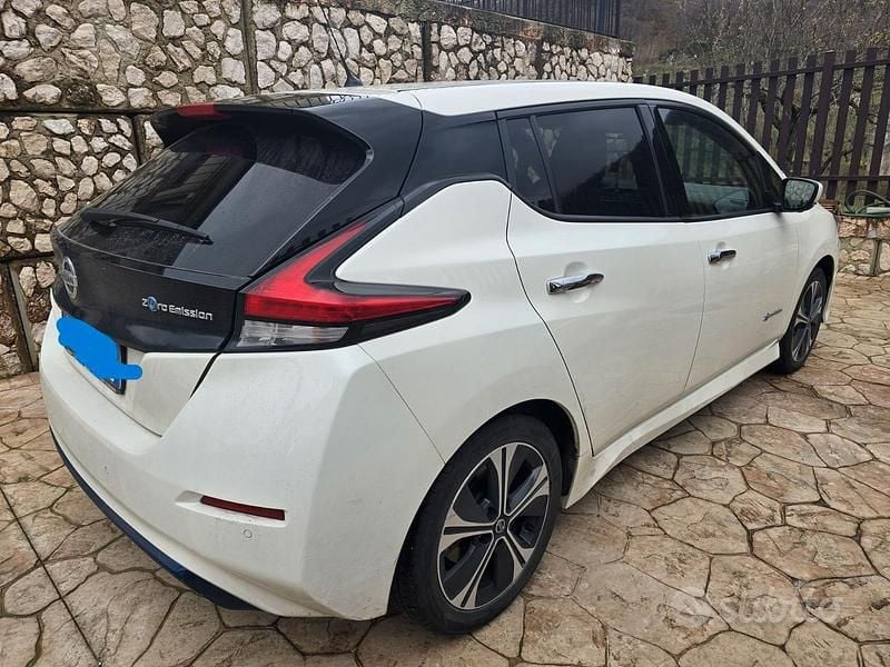 Usata Nissan Leaf 39 kW (54 CV) 2018 Bianco Utilitaria