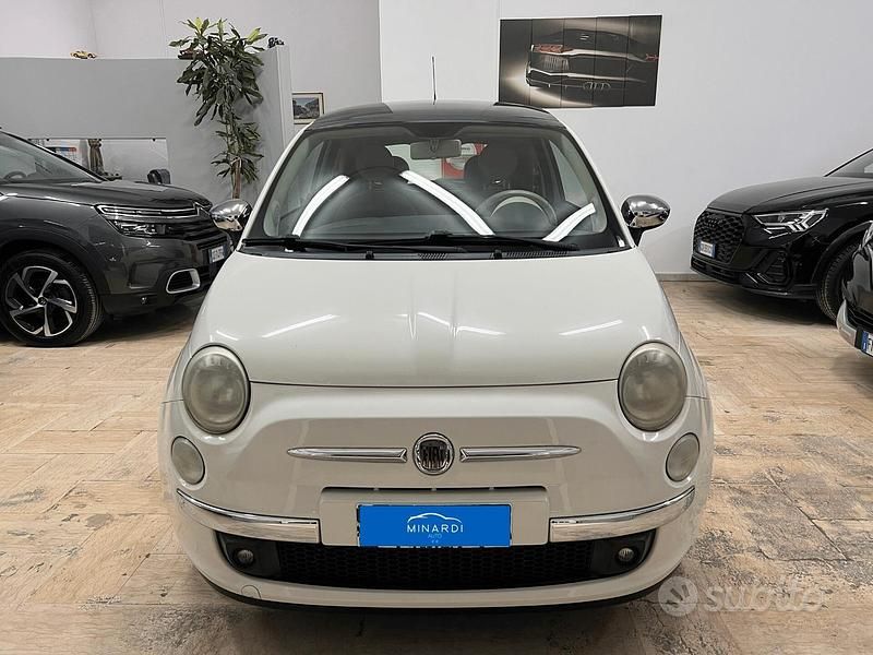 Usata Fiat 500 Lounge 75 CV (55 kW) 2008 Bianco Berlina