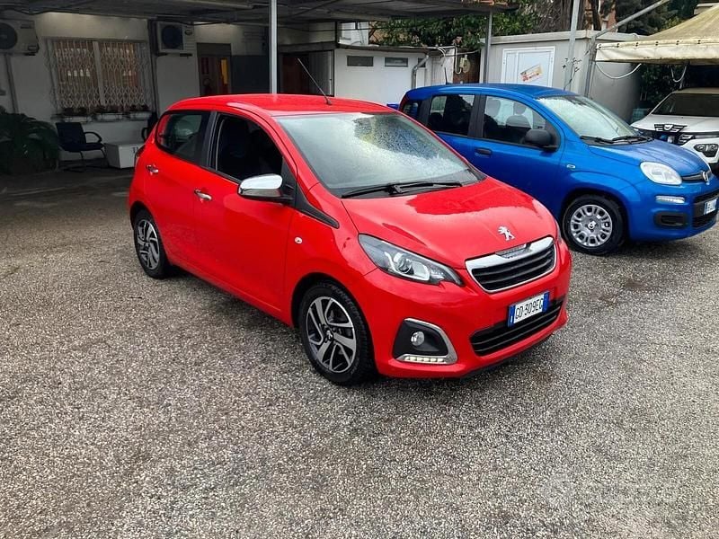Usata Peugeot 108 Allure 72 CV (52 kW) 2021 Rosso Berlina
