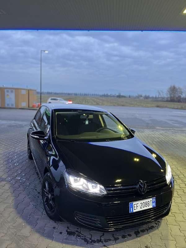Usata VW Golf VI 87 CV (63 kW) 2010 Nero Utilitaria