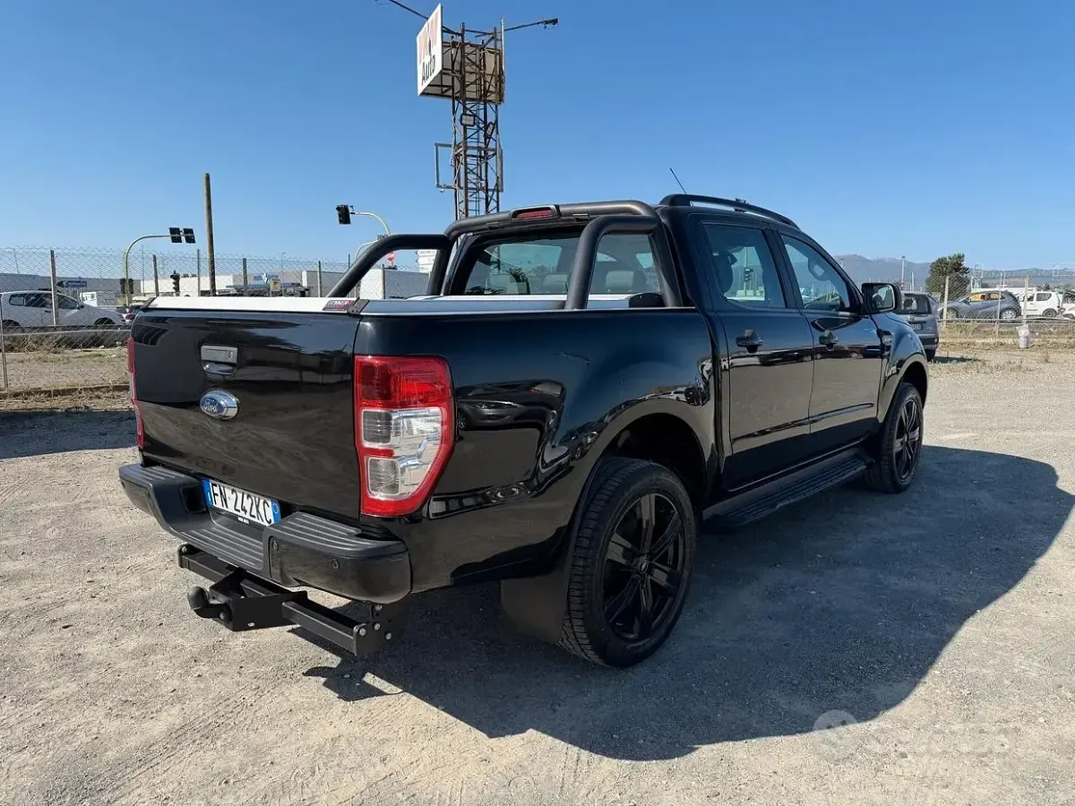 Usata Ford Ranger 200 CV (147 kW) 2018 Nero Pick-up