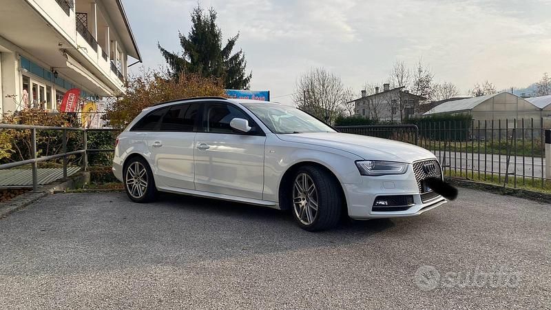 Usata Audi A4 S-Line 136 CV (100 kW) 2013 Bianco Station wagon