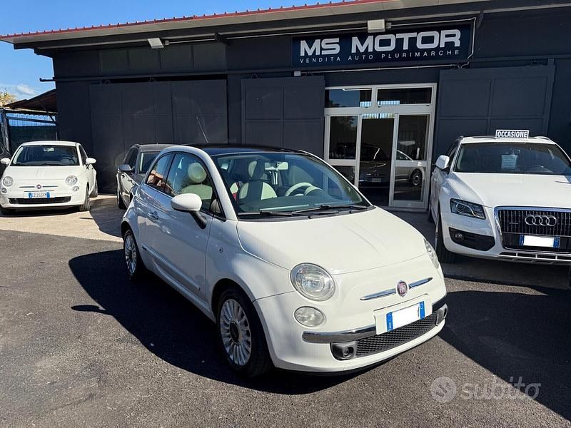 Bianco Usata 2012 Fiat 500 Lounge Tre volumi | 5650 € (Buon prezzo) - Immagine 1/4