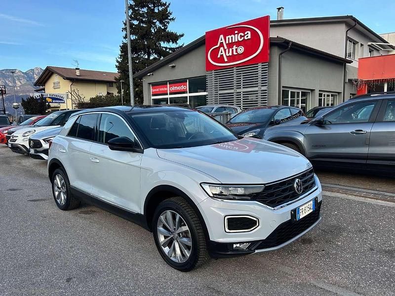 Usata VW T-Roc Style 150 CV (110 kW) 2018 Bianco SUV