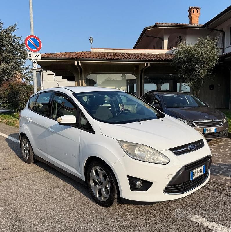 Usata Ford C-MAX Titanium 115 CV (84 kW) 2012 Bianco Monovolume