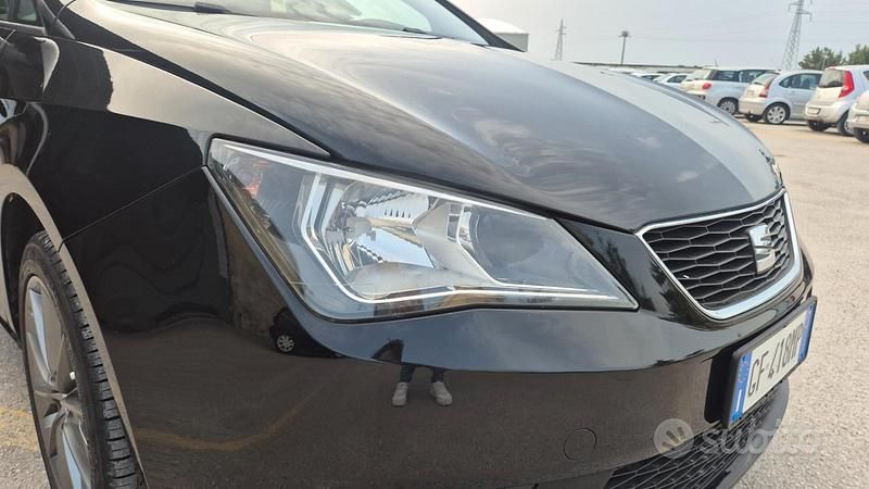 Usata Seat Ibiza I-Tech 75 CV (55 kW) 2015 Nero Berlina