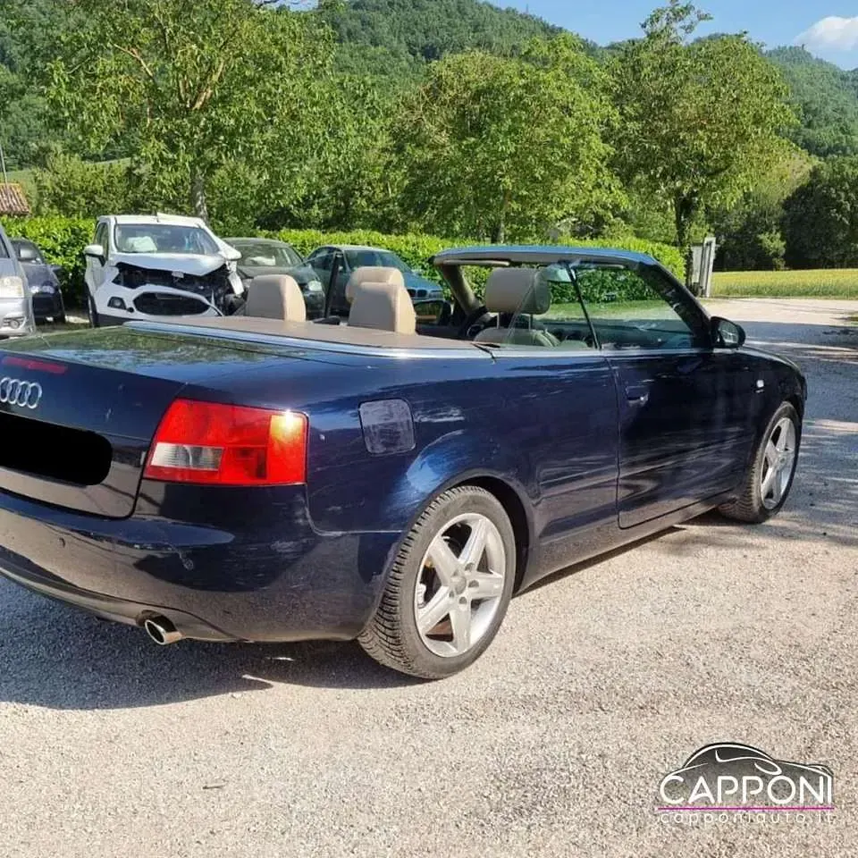 Usata Audi A4 Cabriolet 163 CV (119 kW) 2003 Blu Cabrio