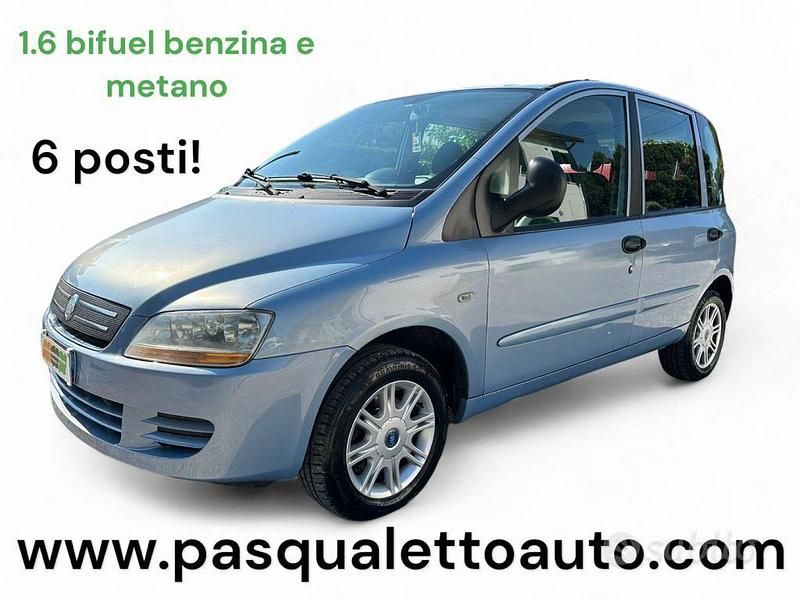 Usata Fiat Multipla Dynamic 103 CV (75 kW) 2005 Azzurro metallizzato Monovolume