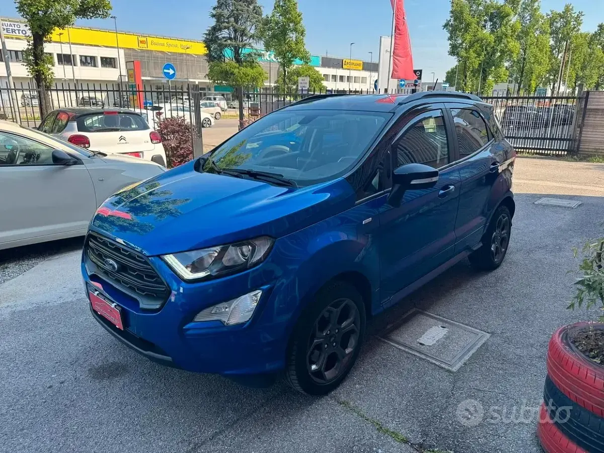 Usata Ford Ecosport ST-Line 125 CV (91 kW) 2019 Blu SUV