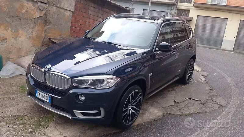 Usata BMW X5 258 CV (189 kW) 2015 Blu SUV