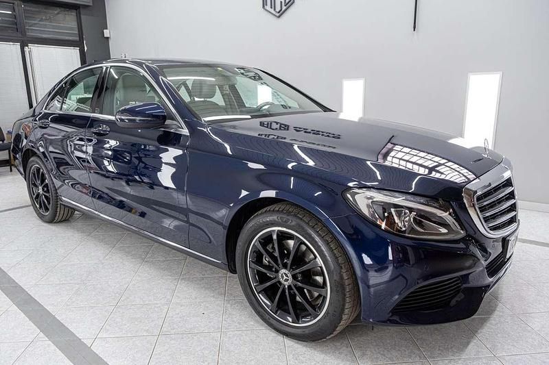 Usata Mercedes C220 170 CV (125 kW) 2016 Blu/azzurro