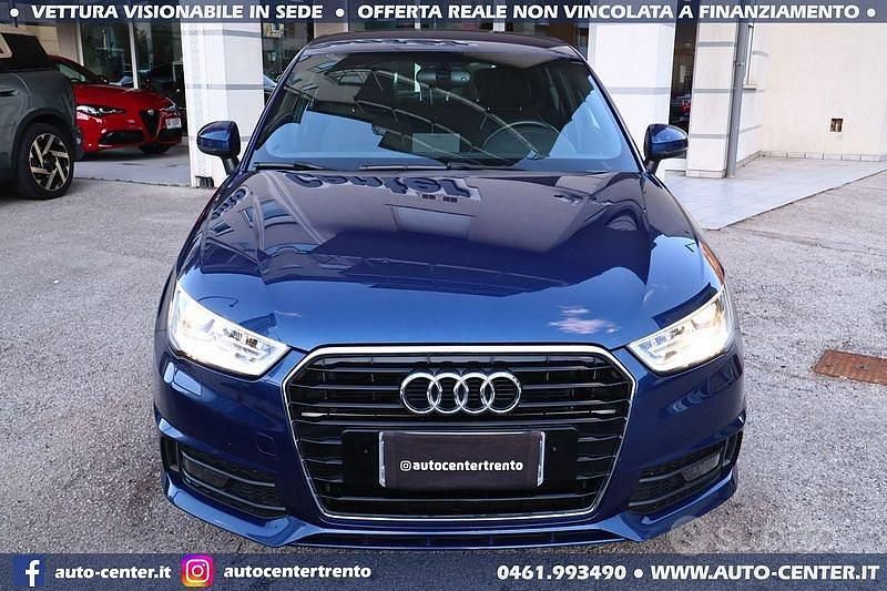 Usata Audi A1 S-Line 95 CV (69 kW) 2016 Blu Utilitaria