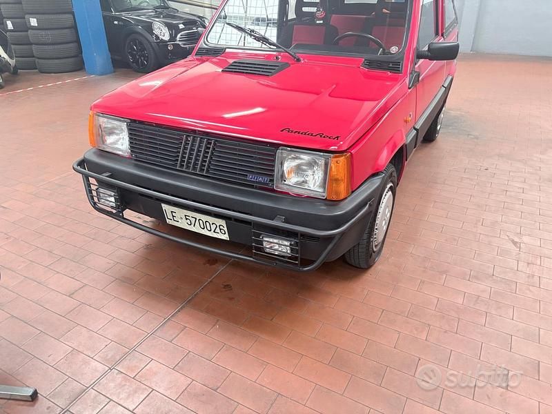 Usata Fiat Panda 1989 Rosso Cabrio