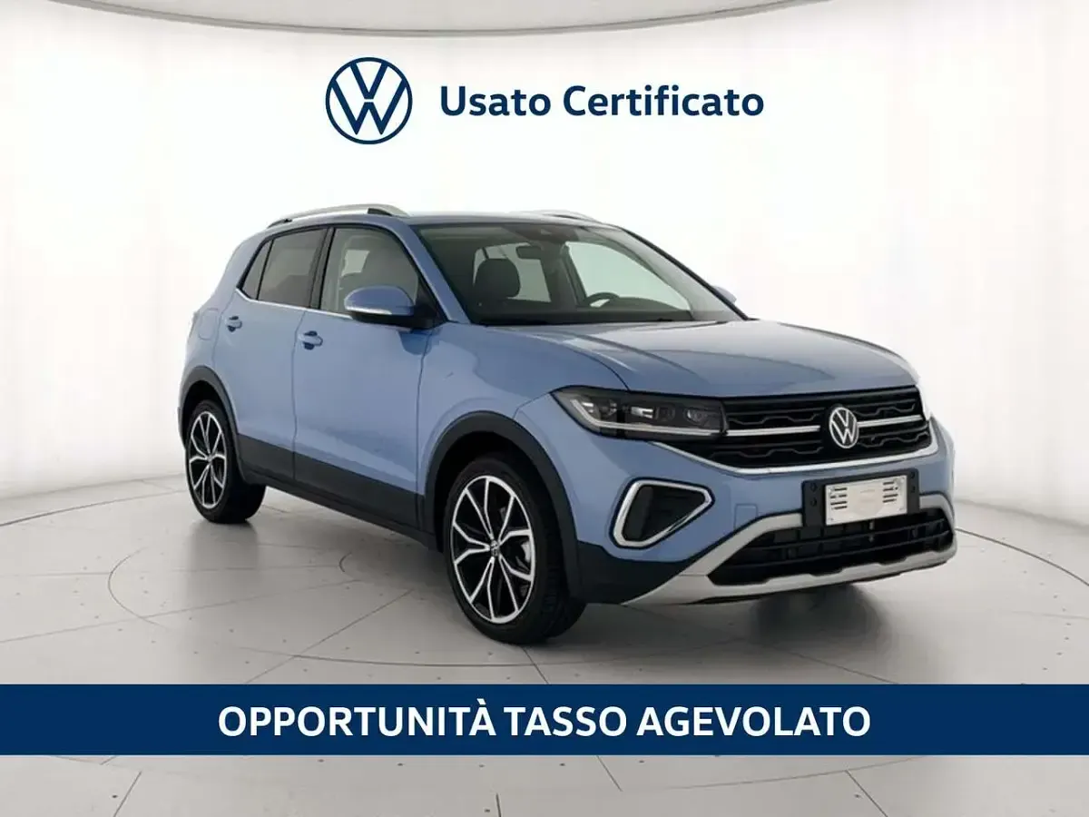 Usata VW T-Cross Style 116 CV (85 kW) 2024 Clear blue metallizzato SUV