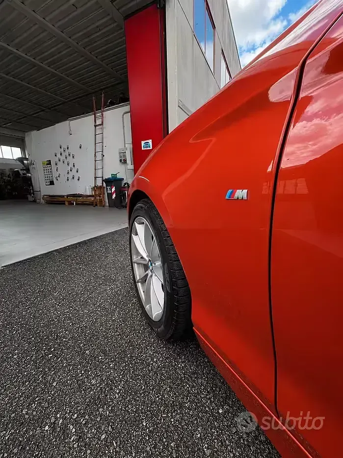 Usata BMW 116 M Sport 109 CV (80 kW) 2015 Arancione Utilitaria