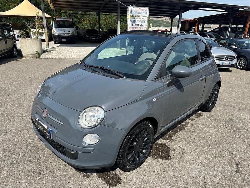 Usata Fiat 500 85 CV (62 kW) 2012 Grigio Cabrio