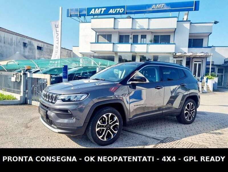 Blu/azzurro Usata 2021 Jeep Compass Limited SUV | 19.900 € (Buon prezzo) - Immagine 1/4