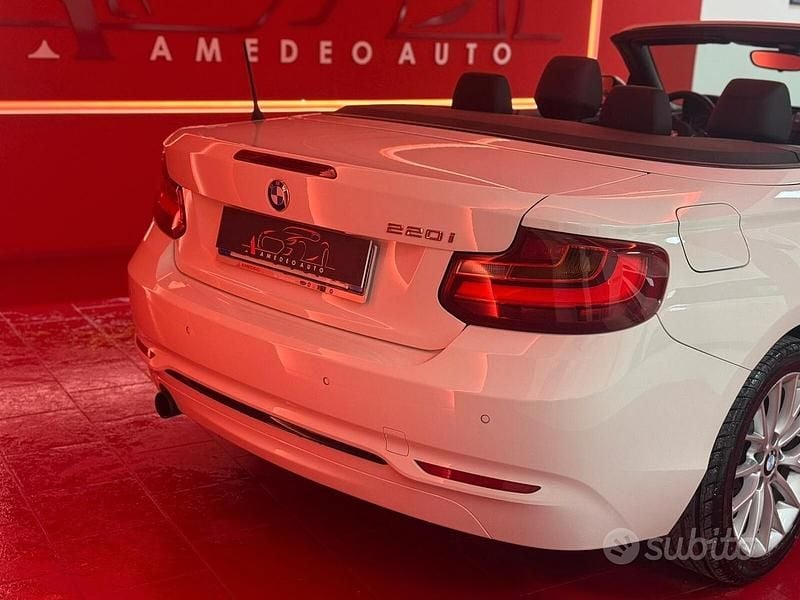 Usata BMW 220 183 CV (134 kW) 2015 Bianco Cabrio
