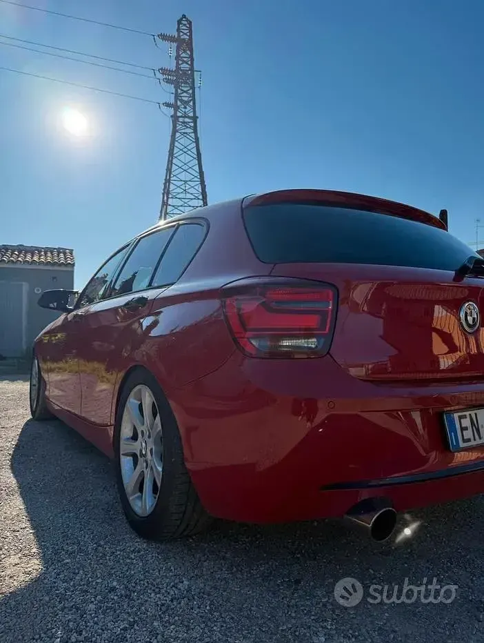 Usata BMW 120 Efficient Dynamics 184 CV (135 kW) 2013 Rosso Utilitaria