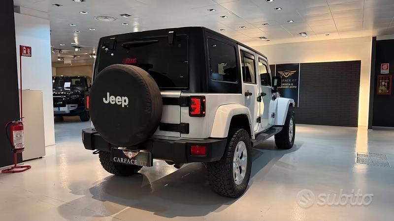 Usata Jeep Wrangler Sahara 200 CV (147 kW) 2016 Bianco SUV