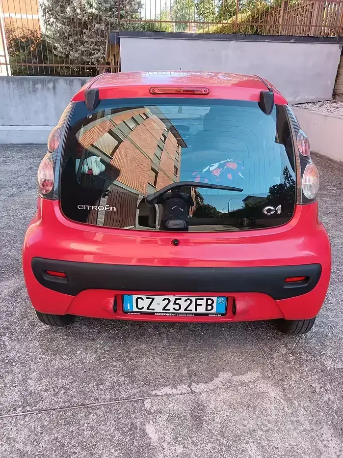 Usata Citroën C1 68 CV (50 kW) 2005 Rosso Utilitaria