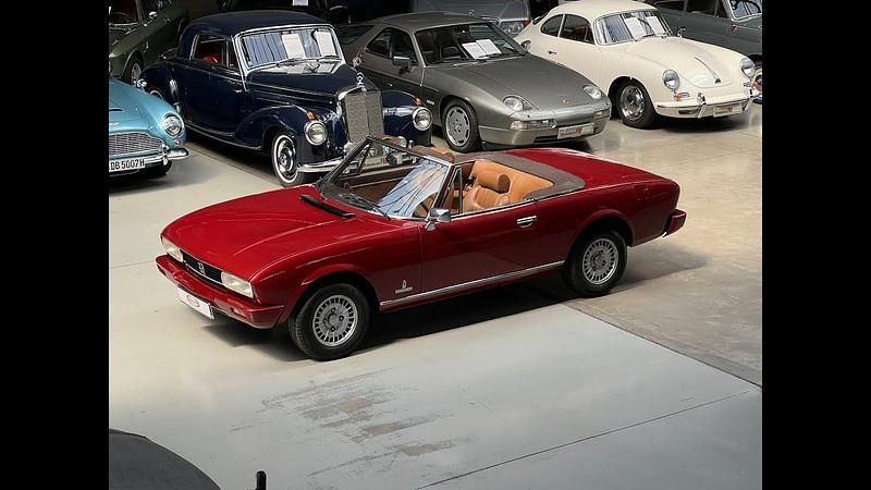 Usata Peugeot 504 105 CV (77 kW) 1981 Rosso Cabrio