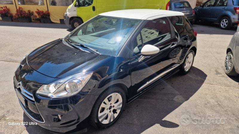 Usata DS Automobiles DS3 So Chic 82 CV (60 kW) 2016 Nero Utilitaria