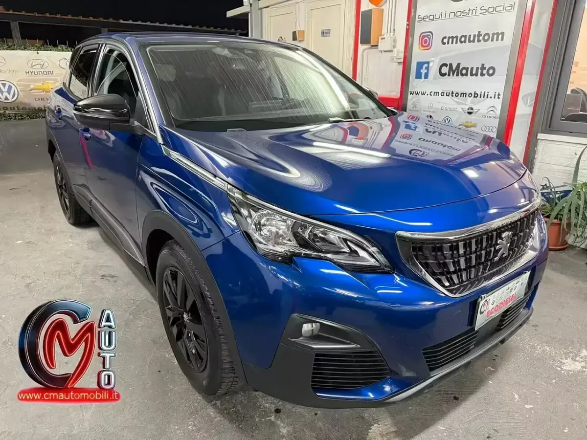 Usata Peugeot 3008 Business-Line 131 CV (96 kW) 2020 Blu SUV