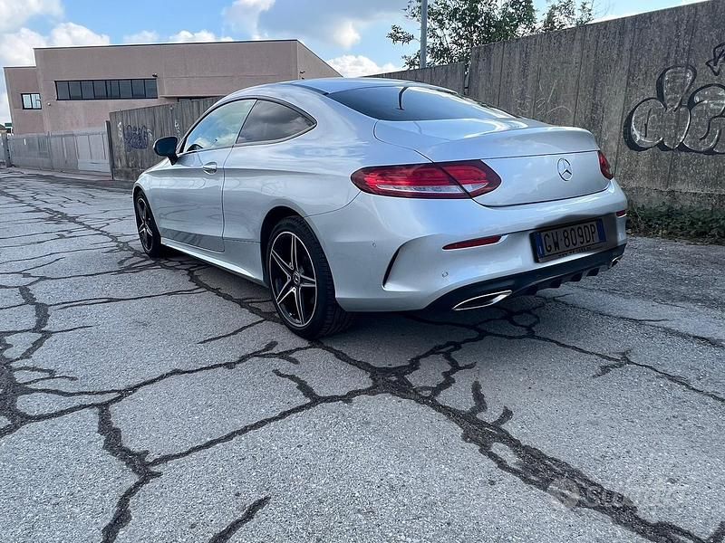 Usata Mercedes C180 2017 Grigio Coupé