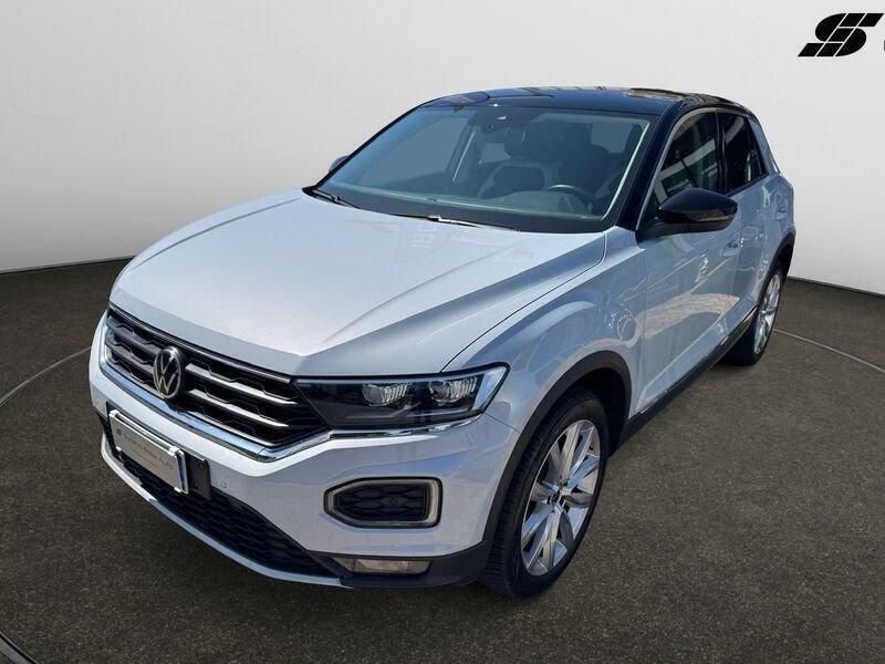 Bianco Usata 2020 VW T-Roc Advance SUV | 22.800 € (Buon prezzo) - Immagine 1/4