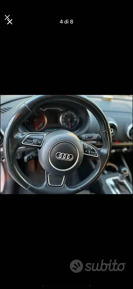 Usata Audi A3 150 CV (110 kW) 2014 Bianco Berlina