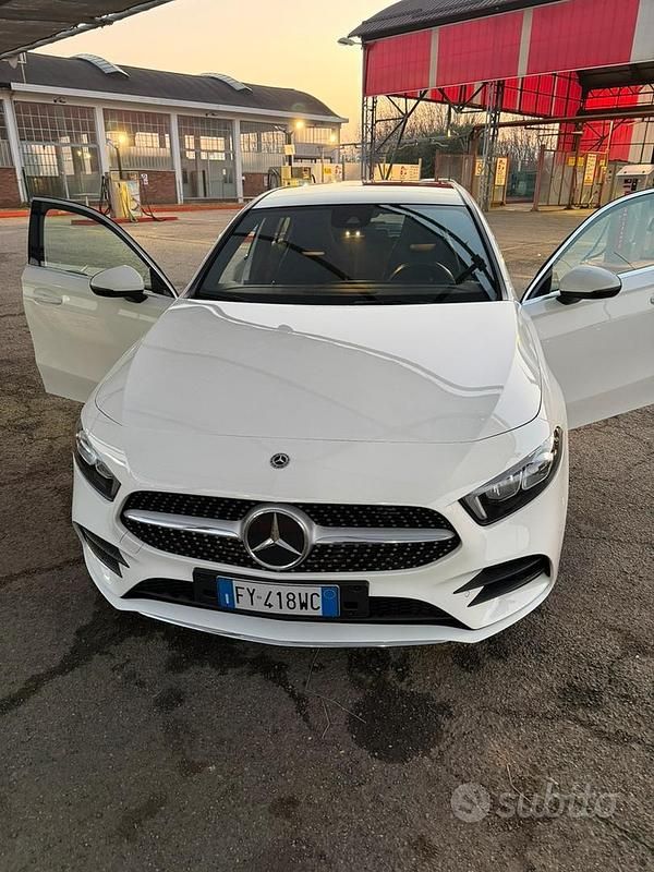 Usata Mercedes A180 Premium 2019 Bianco Berlina