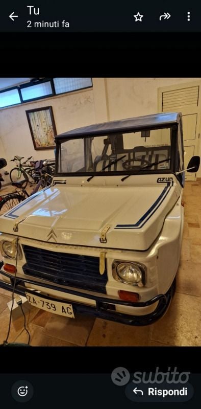 Bianco Usata 1984 Citroën Méhari Cabrio | 28.500 € - Immagine 1/4