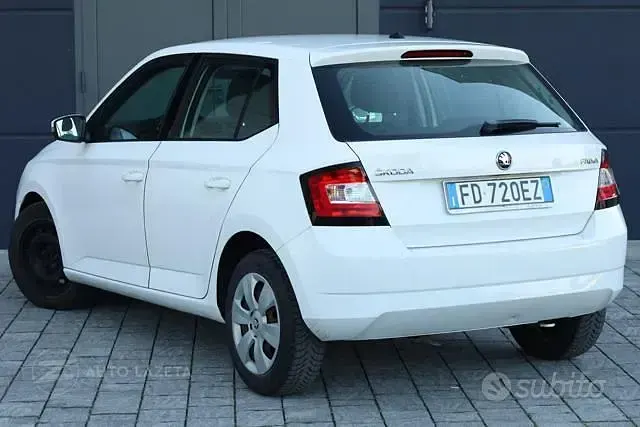 Usata Skoda Fabia 90 CV (66 kW) 2016 Bianco Berlina
