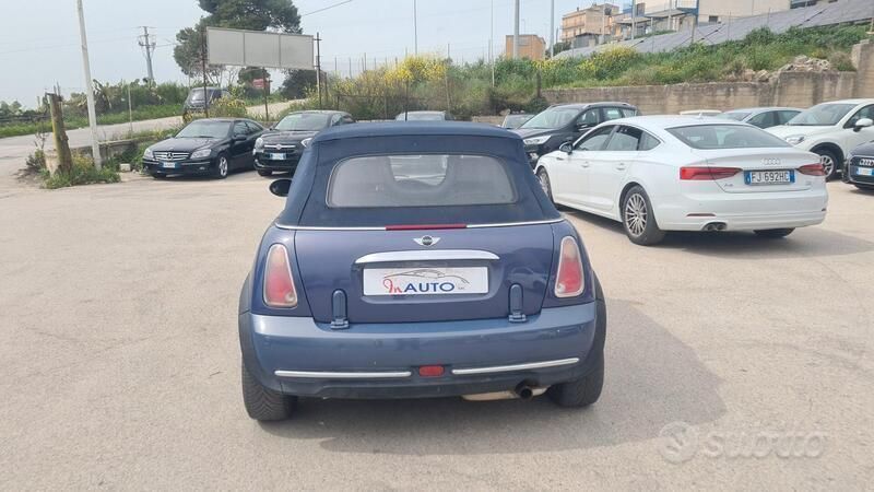 Usata Mini Cooper Cabriolet 116 CV (85 kW) 2006 Blu Cabrio