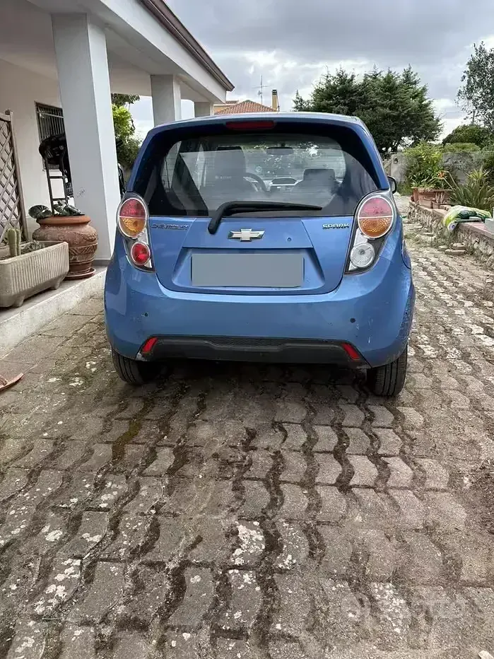 Usata Chevrolet Spark 68 CV (50 kW) 2013 Bluazzurro Utilitaria