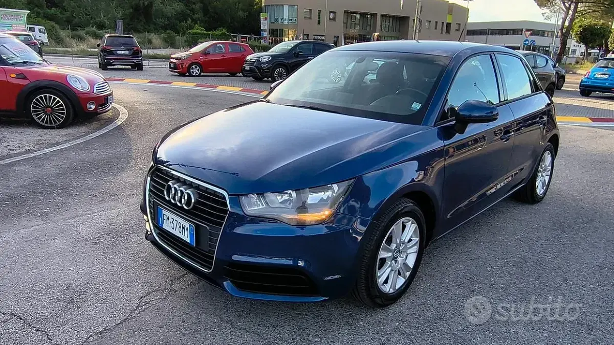 Usata Audi A1 Ambition 90 CV (66 kW) 2014 Bianco Utilitaria