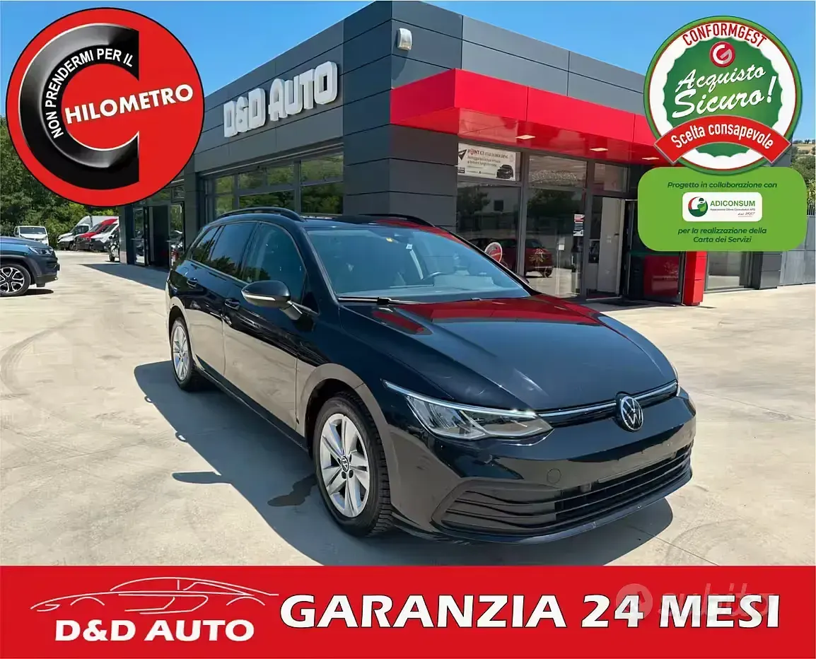 Usata VW Golf VII Style 116 CV (85 kW) 2021 Nero Utilitaria