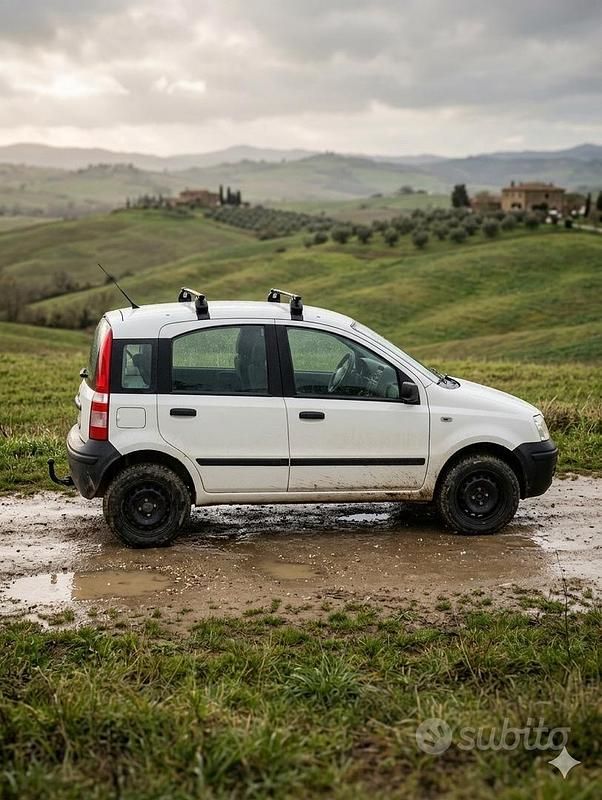 Usata Fiat Panda 4x4 Climbing 60 CV (44 kW) 2006 Bianco Utilitaria
