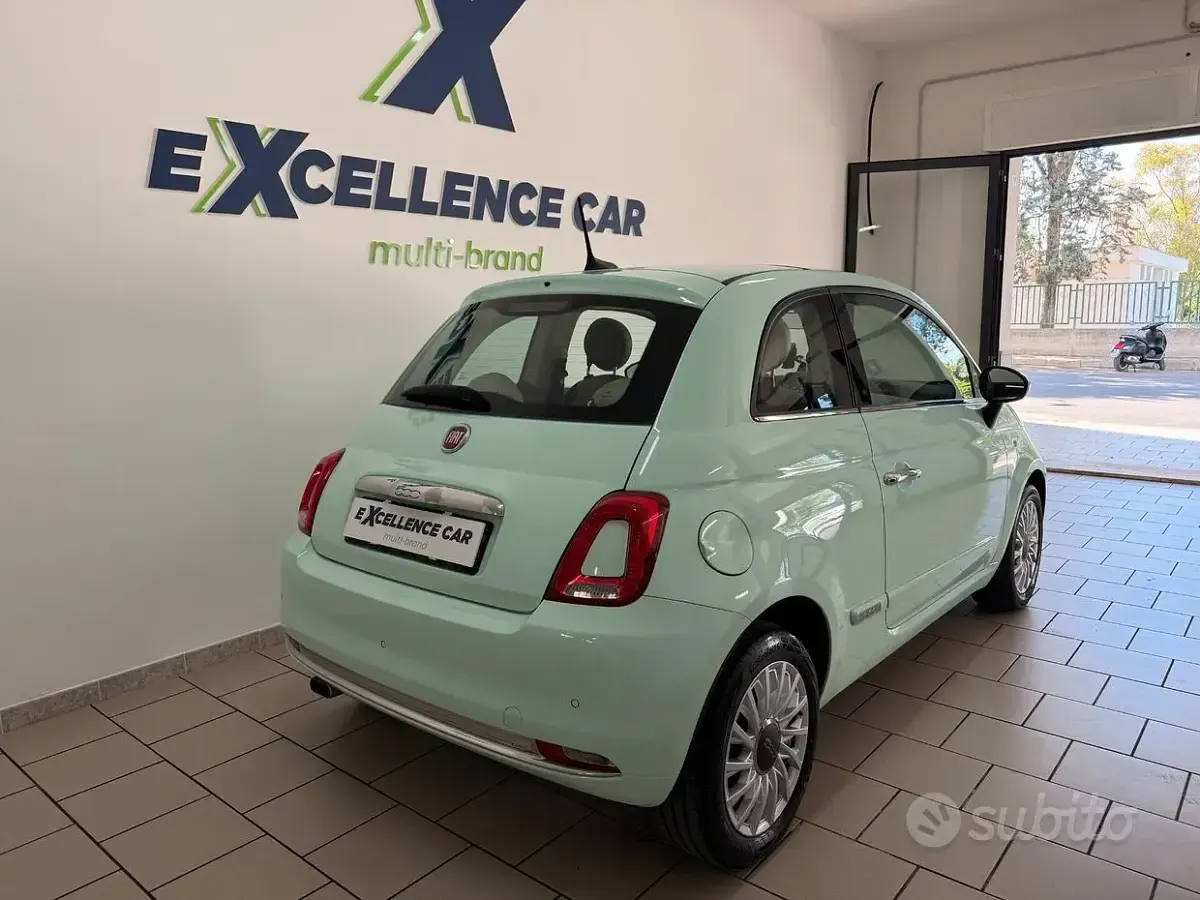 Usata Fiat 500 Lounge 69 CV (50 kW) 2016 Verde Berlina